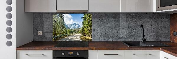 Kitchen splashback Road of the Tatra Mountains