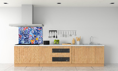 Cooker splashback Floral pattern