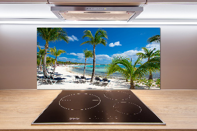 Kitchen splashback Maldives beach