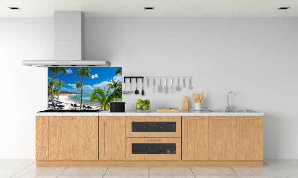 Kitchen splashback Maldives beach