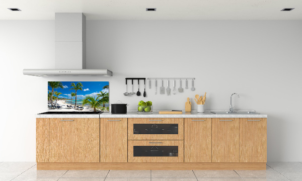 Kitchen splashback Maldives beach