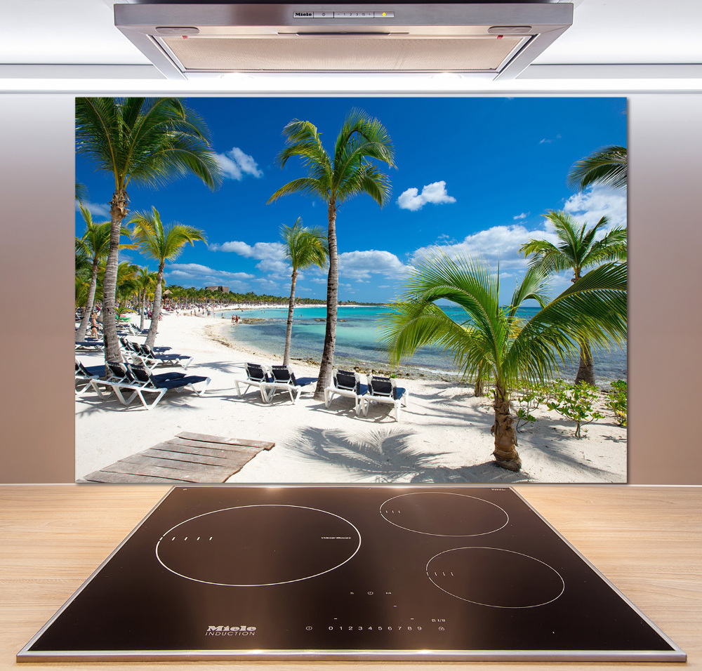 Kitchen splashback Maldives beach