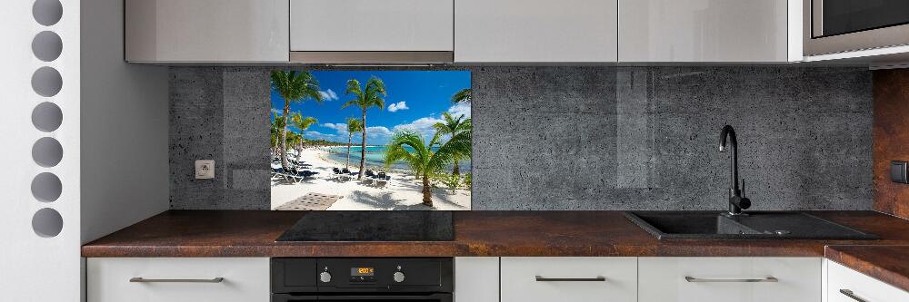 Kitchen splashback Maldives beach