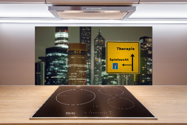 Glass splashback City therapy