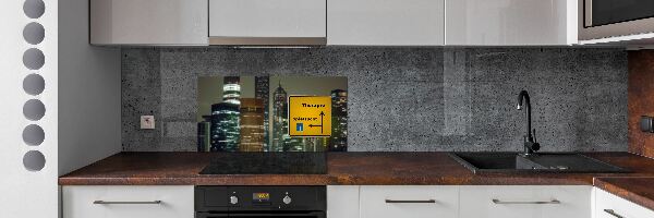 Glass splashback City therapy