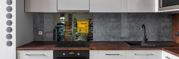 Glass splashback City therapy