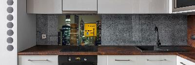 Glass splashback City therapy