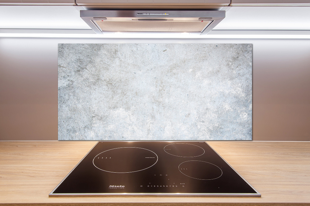 Cooker splashback Concrete background