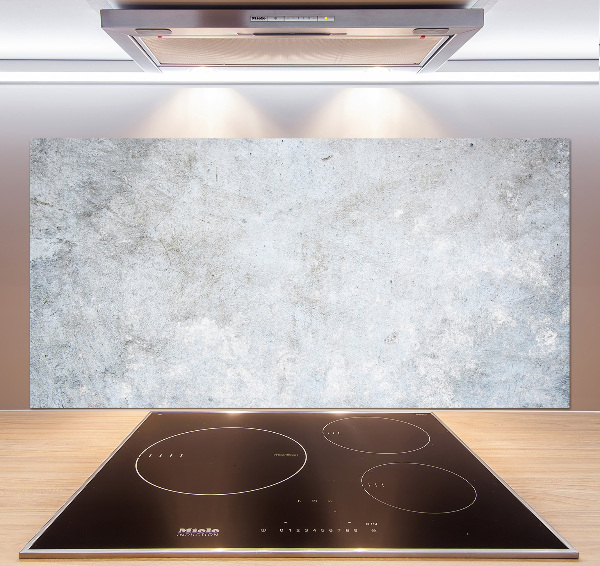 Cooker splashback Concrete background