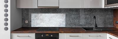 Cooker splashback Concrete background