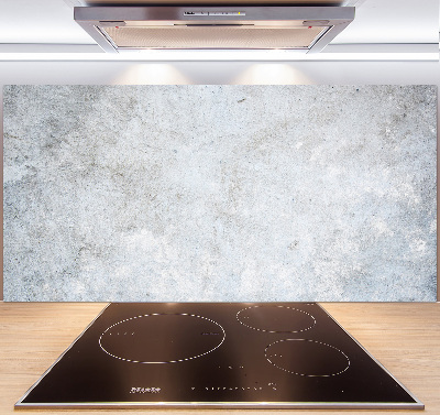 Cooker splashback Concrete background