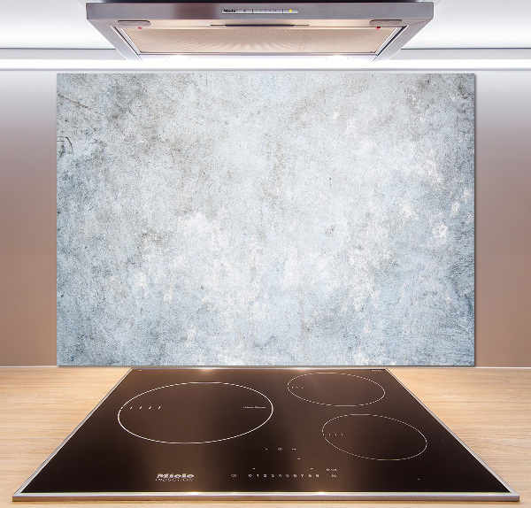 Cooker splashback Concrete background