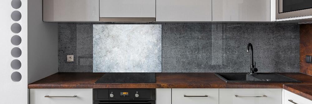 Cooker splashback Concrete background