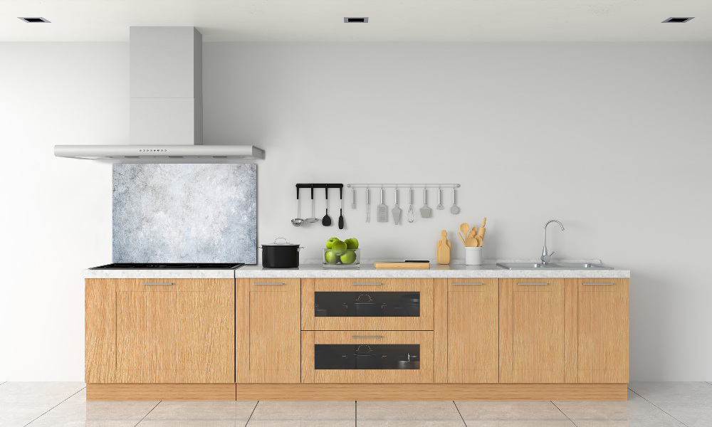 Cooker splashback Concrete background