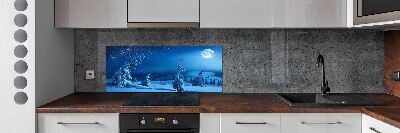 Kitchen splashback Moonlight