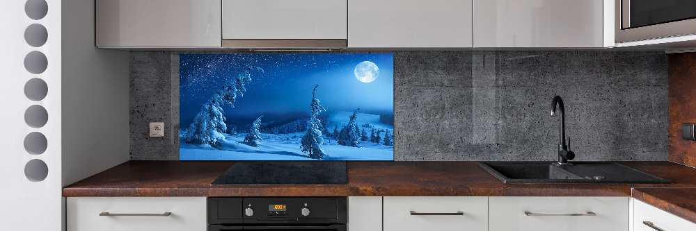 Kitchen splashback Moonlight