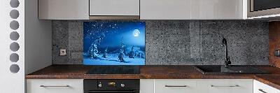 Kitchen splashback Moonlight