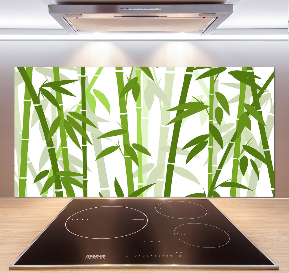 Kitchen splashback Bamboo