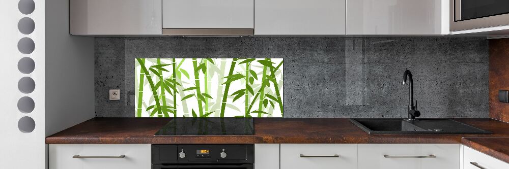 Kitchen splashback Bamboo