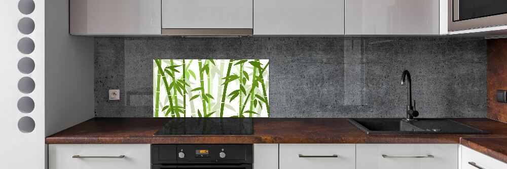 Kitchen splashback Bamboo