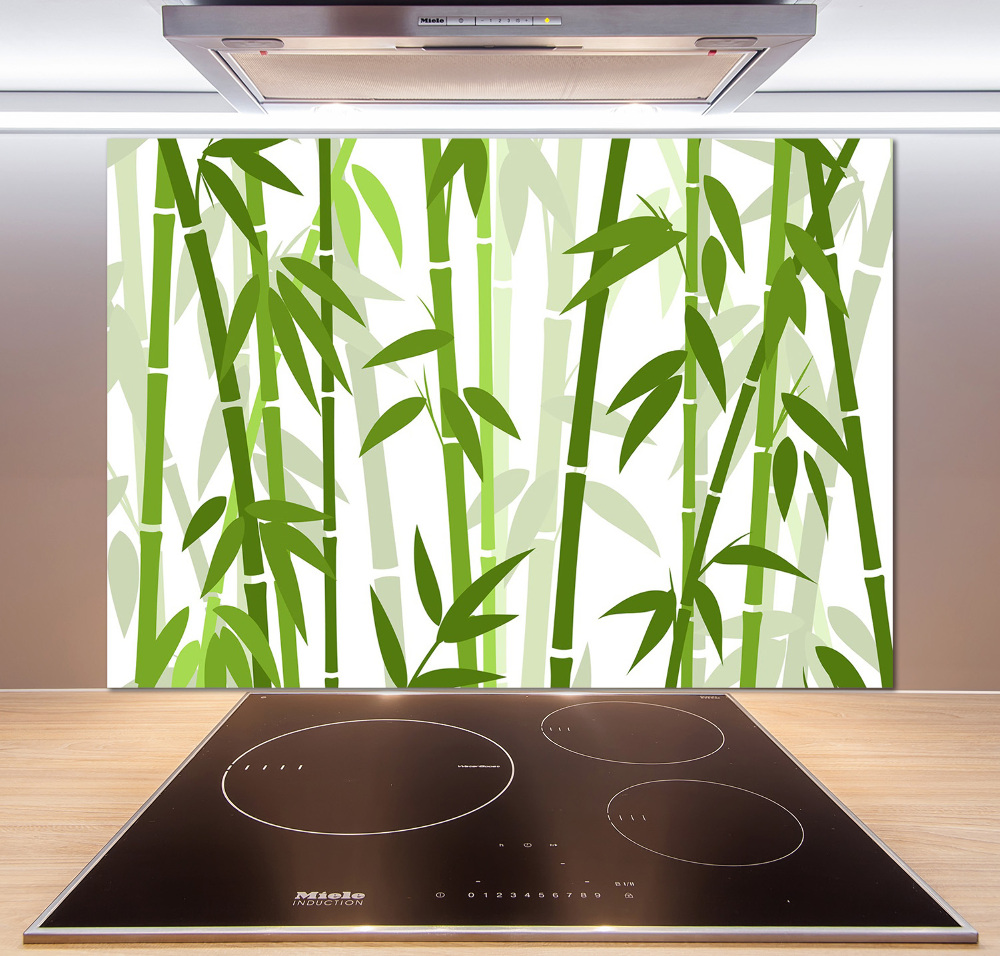 Kitchen splashback Bamboo