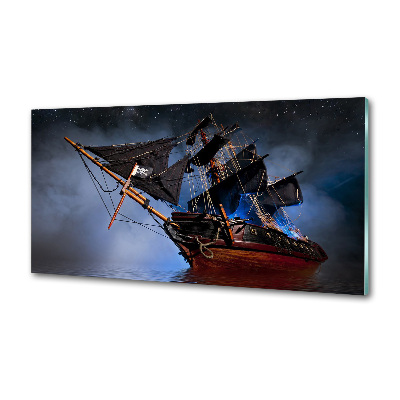 Kitchen splashback Pirate ship