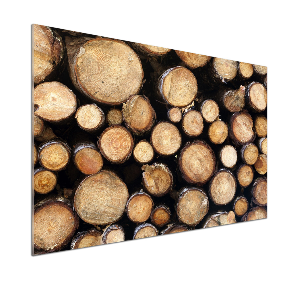 Cooker splashback Logs