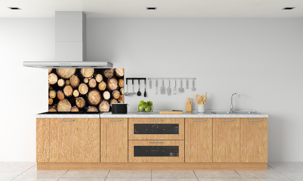 Cooker splashback Logs