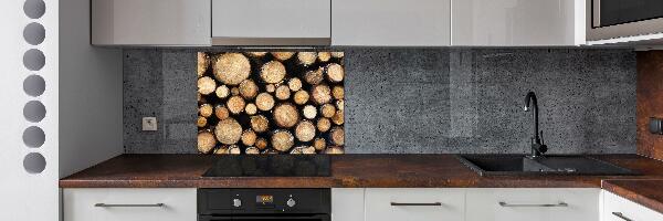 Cooker splashback Logs