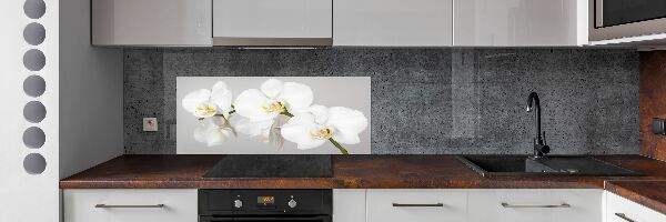 Cooker splashback Orchid