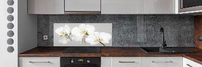 Cooker splashback Orchid