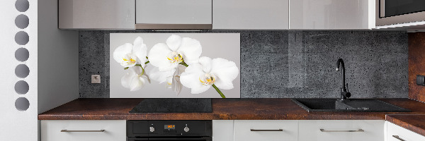 Cooker splashback Orchid