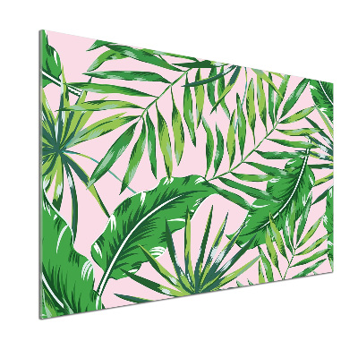 Kitchen splashback Tropical leaves