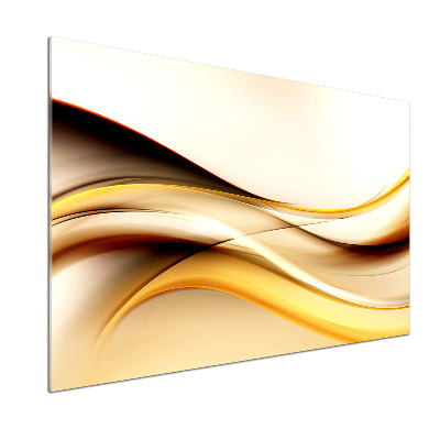 Cooker splashback Abstract waves