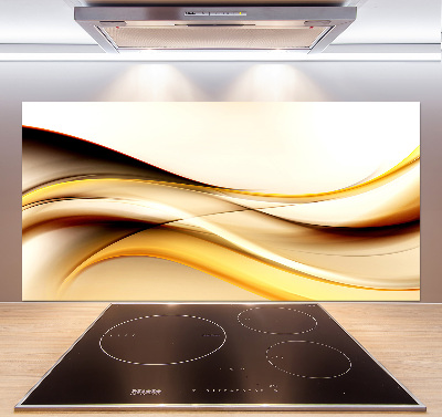 Cooker splashback Abstract waves