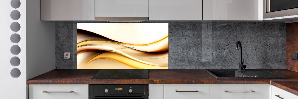 Cooker splashback Abstract waves