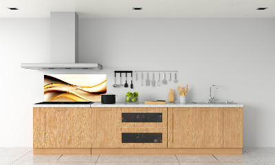 Cooker splashback Abstract waves