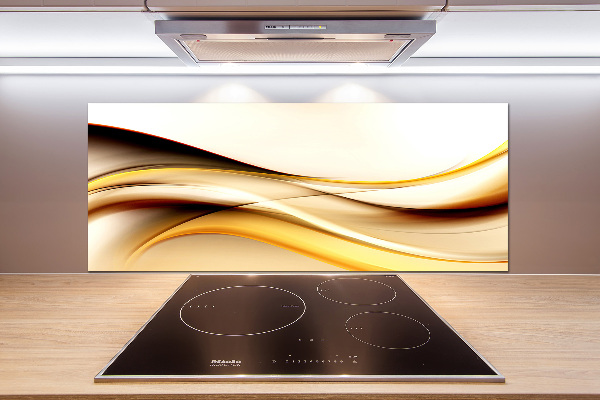 Cooker splashback Abstract waves