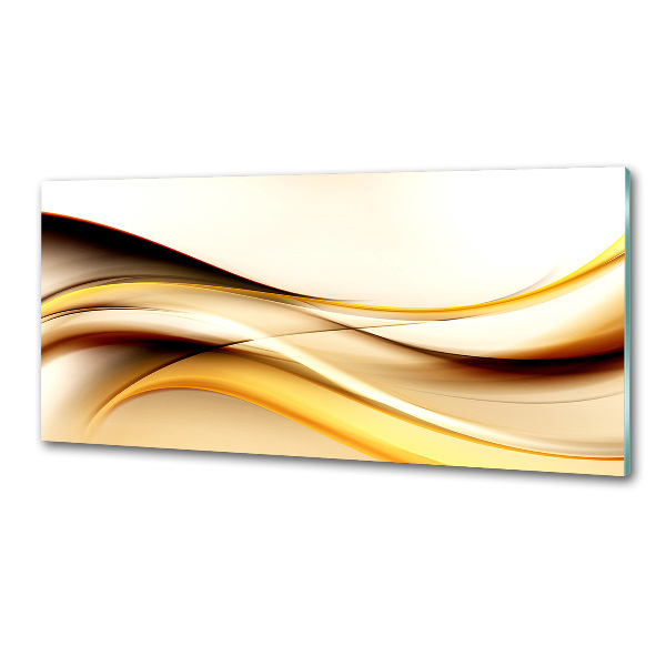 Cooker splashback Abstract waves