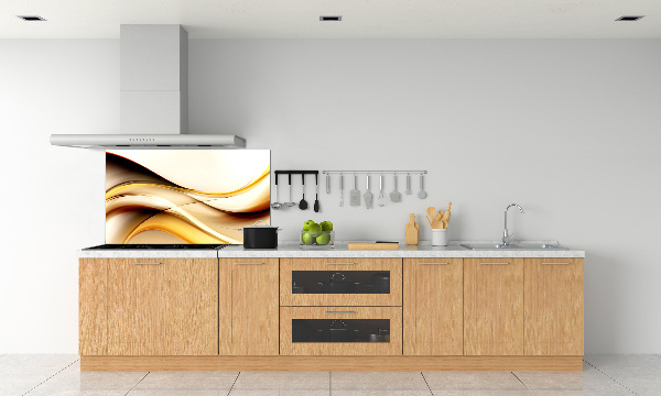 Cooker splashback Abstract waves