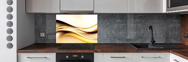 Cooker splashback Abstract waves