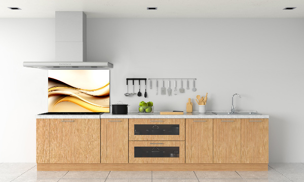 Cooker splashback Abstract waves