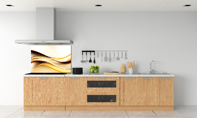 Cooker splashback Abstract waves