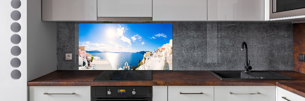 Kitchen splashback Santorini Greece