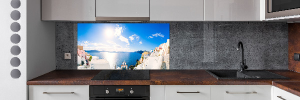 Kitchen splashback Santorini Greece