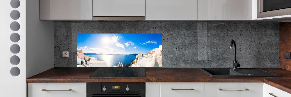 Kitchen splashback Santorini Greece