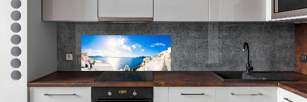 Kitchen splashback Santorini Greece