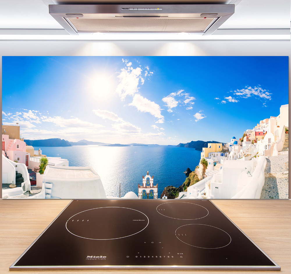 Kitchen splashback Santorini Greece