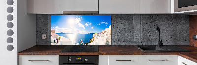 Kitchen splashback Santorini Greece