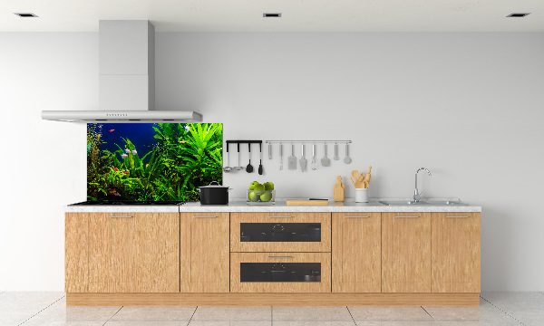 Kitchen splashback Fish in the aquarium